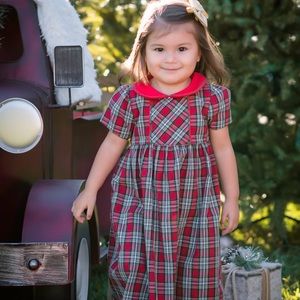 Edgehill Collection Christmas Toddler Dress (3T)